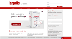 Desktop Screenshot of legalis.pl