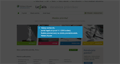 Desktop Screenshot of legalis.sk