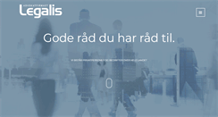 Desktop Screenshot of legalis.no